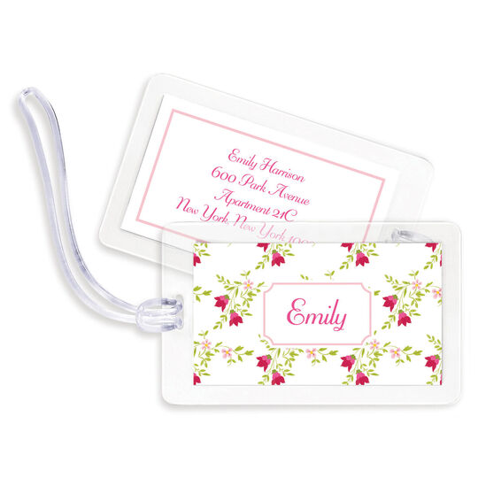 Camryn Floral Luggage Tags